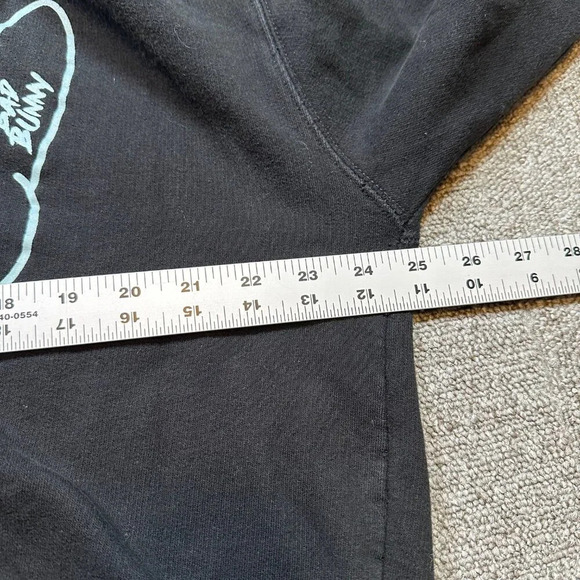 Bad Bunny Playboy Sweatshirt in Black Size Large - Picture 3 of 7